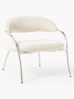 Sillón en tejido bouclé Dodo