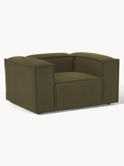 Sillón en tejido bouclé Lennon