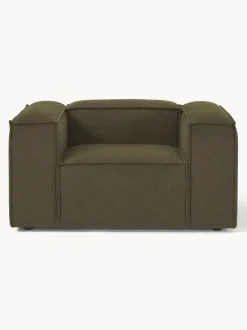 Sillón en tejido bouclé Lennon
