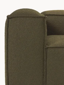 Sillón en tejido bouclé Lennon