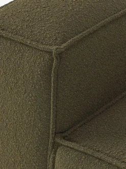 Sillón en tejido bouclé Lennon