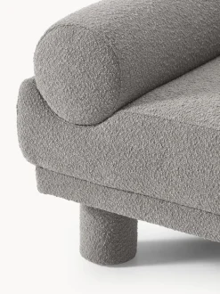 Sillón en tejido bouclé Lilo