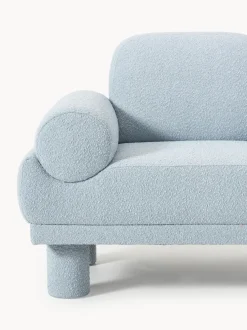 Sillón en tejido bouclé Lilo
