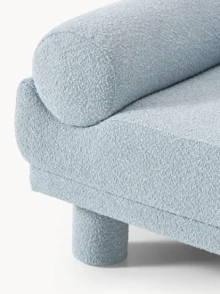 Sillón en tejido bouclé Lilo