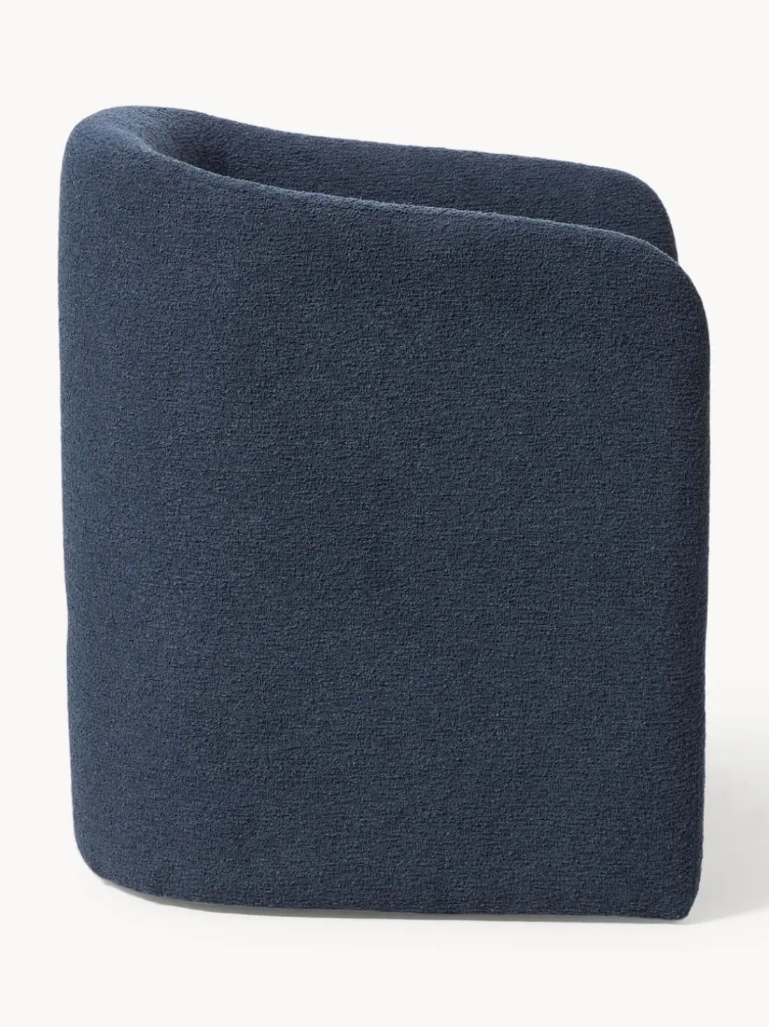 Sillón en tejido bouclé Mairo