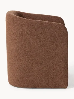 Sillón en tejido bouclé Mairo