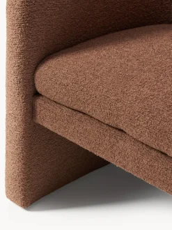 Sillón en tejido bouclé Mairo