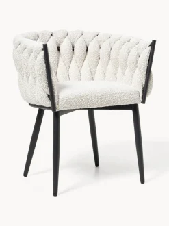 Sillón en tejido bouclé Molto