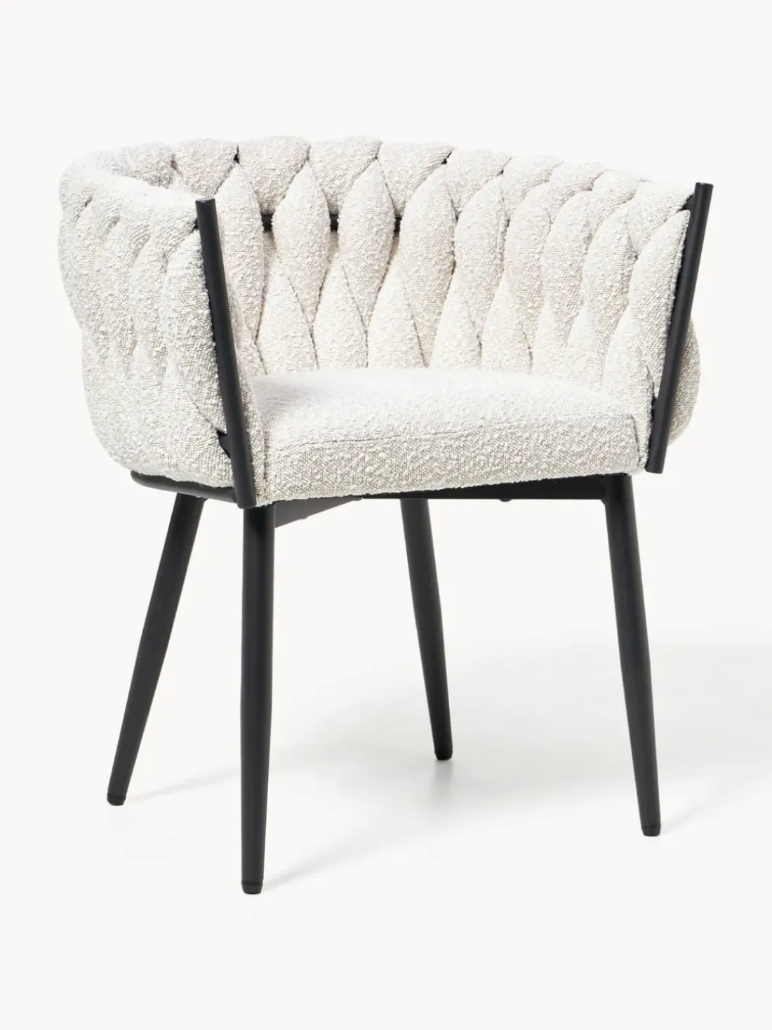 Sillón en tejido bouclé Molto