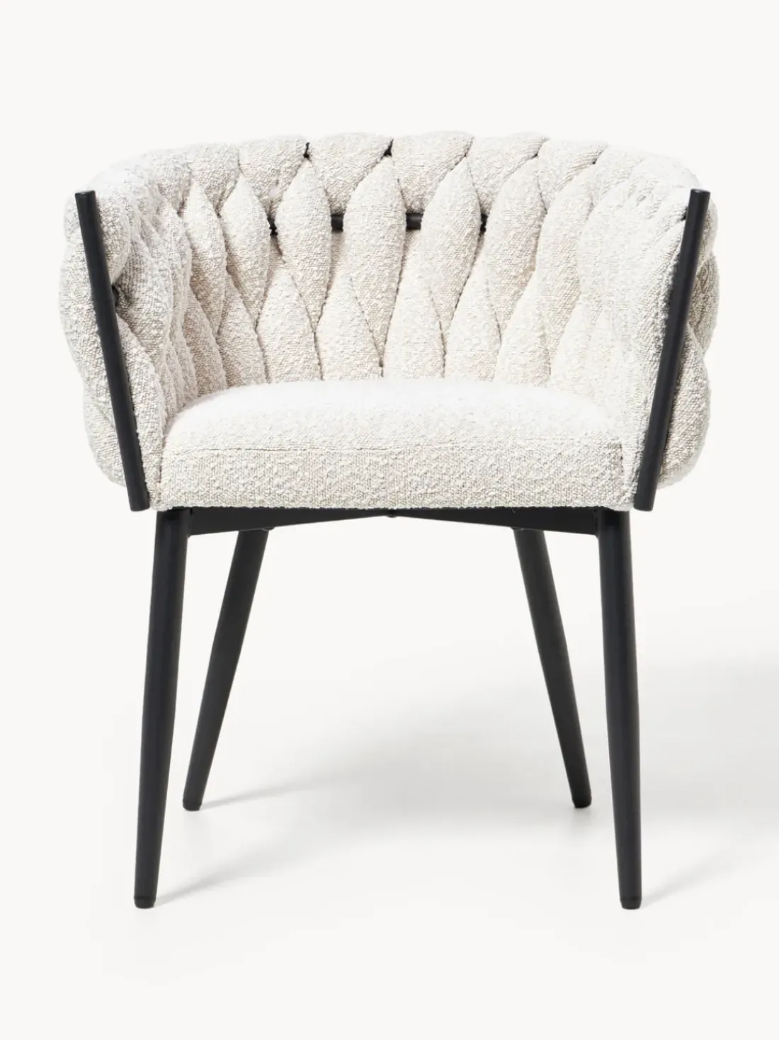 Sillón en tejido bouclé Molto