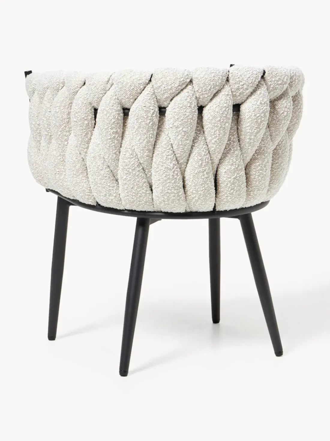 Sillón en tejido bouclé Molto