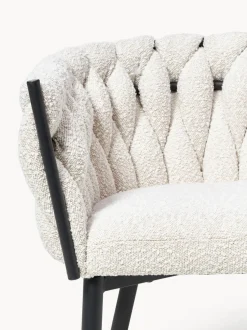 Sillón en tejido bouclé Molto