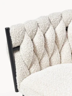Sillón en tejido bouclé Molto