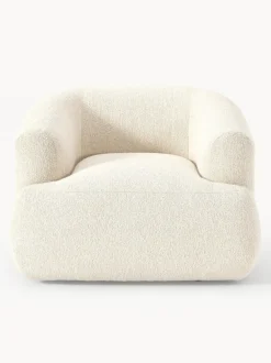 Sillón en tejido bouclé Sofia