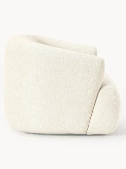 Sillón en tejido bouclé Sofia