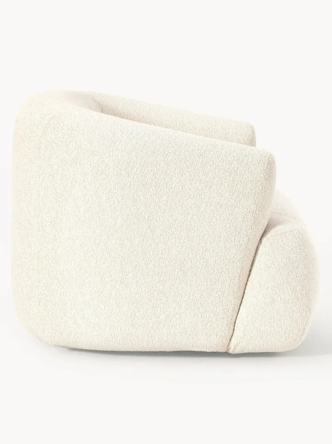 Sillón en tejido bouclé Sofia