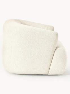 Sillón en tejido bouclé Sofia