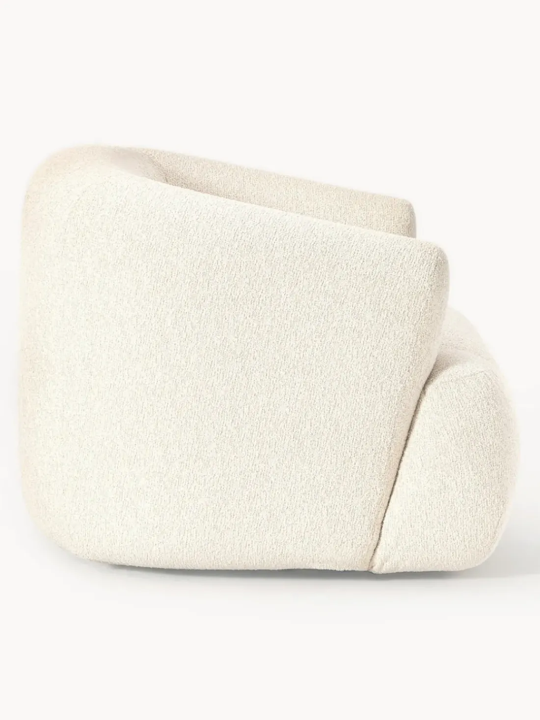 Sillón en tejido bouclé Sofia