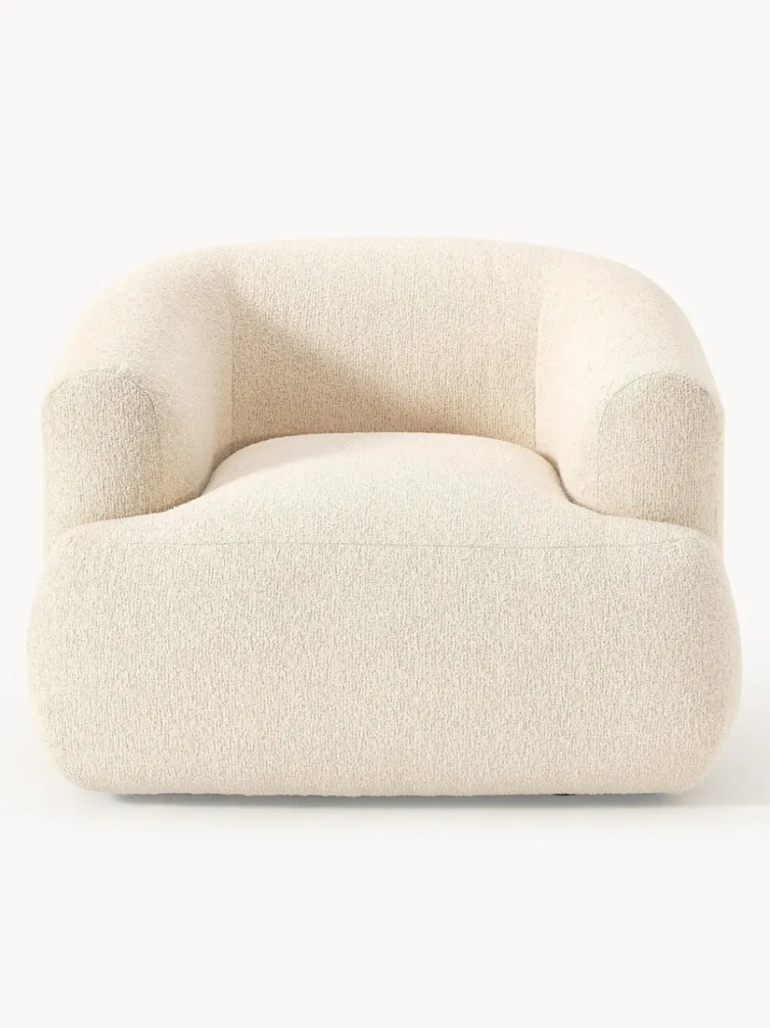 Sillón en tejido bouclé Sofia