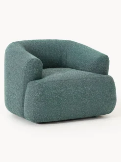 Sillón en tejido bouclé Sofia