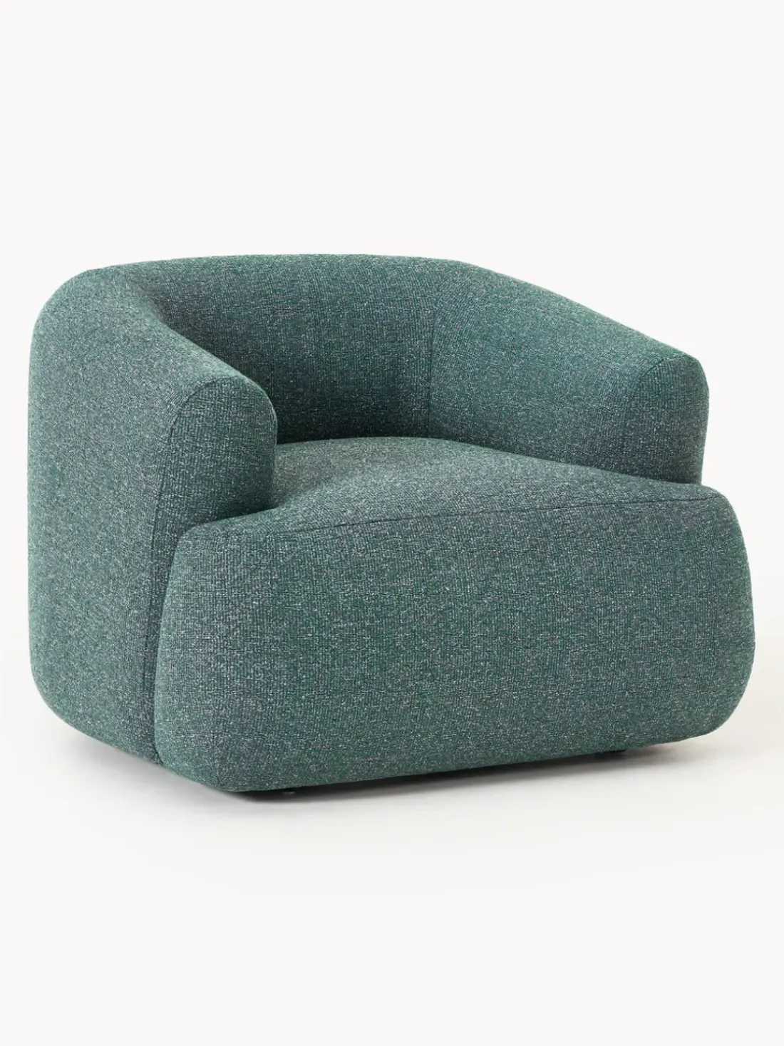 Sillón en tejido bouclé Sofia