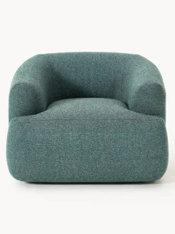 Sillón en tejido bouclé Sofia