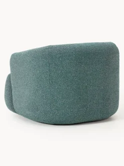 Sillón en tejido bouclé Sofia