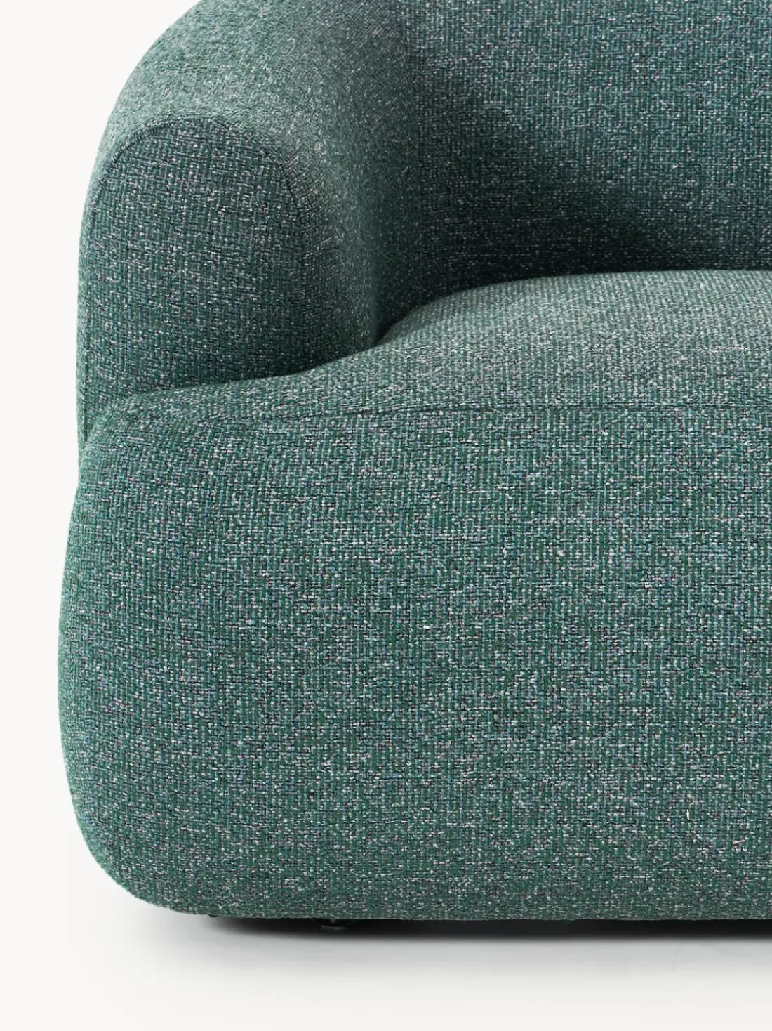 Sillón en tejido bouclé Sofia