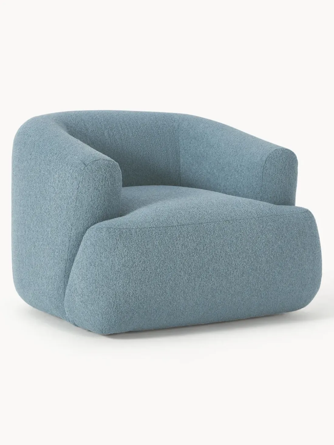 Sillón en tejido bouclé Sofia