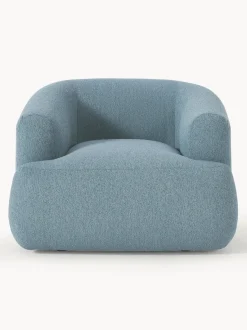 Sillón en tejido bouclé Sofia