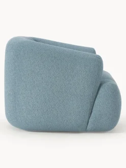 Sillón en tejido bouclé Sofia