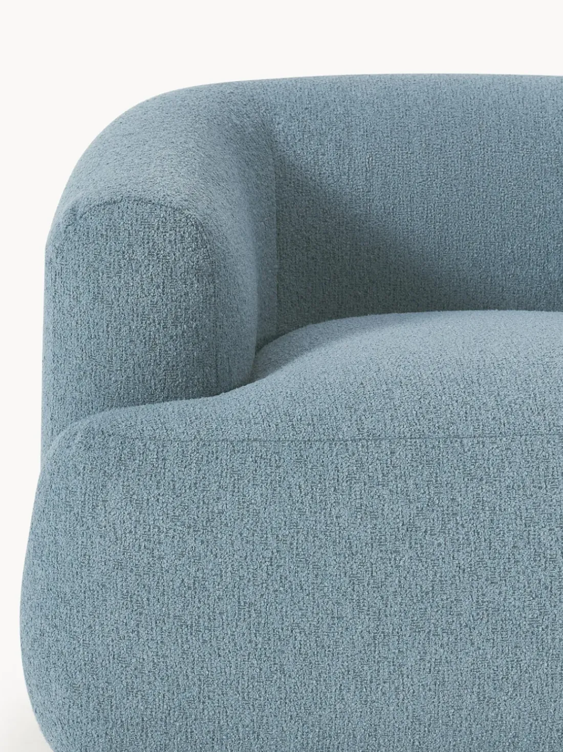 Sillón en tejido bouclé Sofia