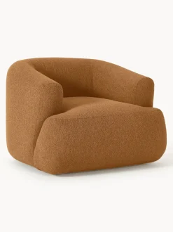 Sillón en tejido bouclé Sofia