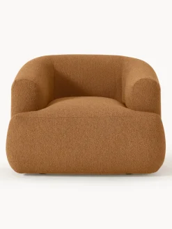 Sillón en tejido bouclé Sofia
