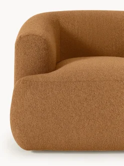 Sillón en tejido bouclé Sofia