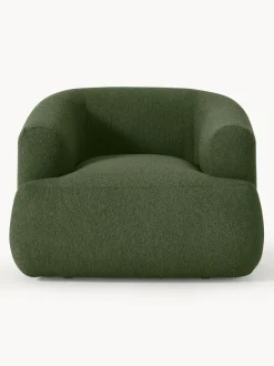 Sillón en tejido bouclé Sofia