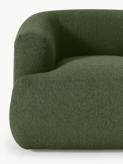 Sillón en tejido bouclé Sofia