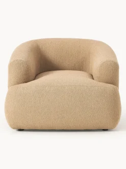 Sillón en tejido bouclé Sofia