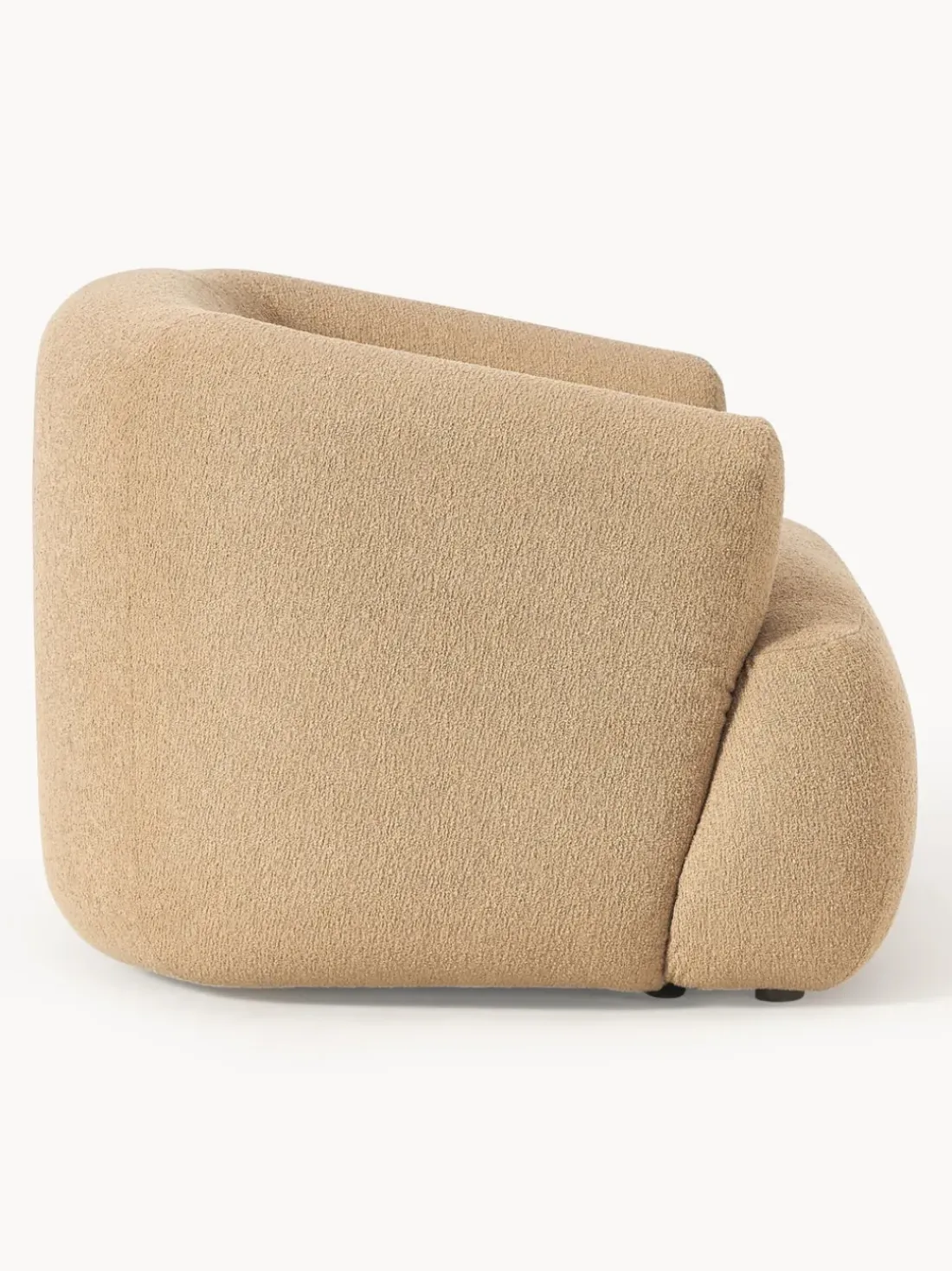 Sillón en tejido bouclé Sofia