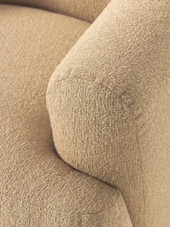 Sillón en tejido bouclé Sofia