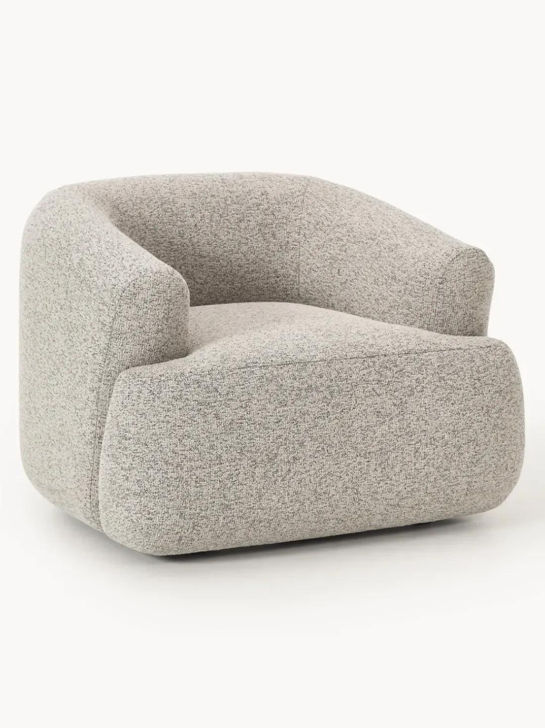 Sillón en tejido bouclé Sofia