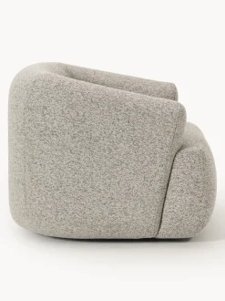 Sillón en tejido bouclé Sofia