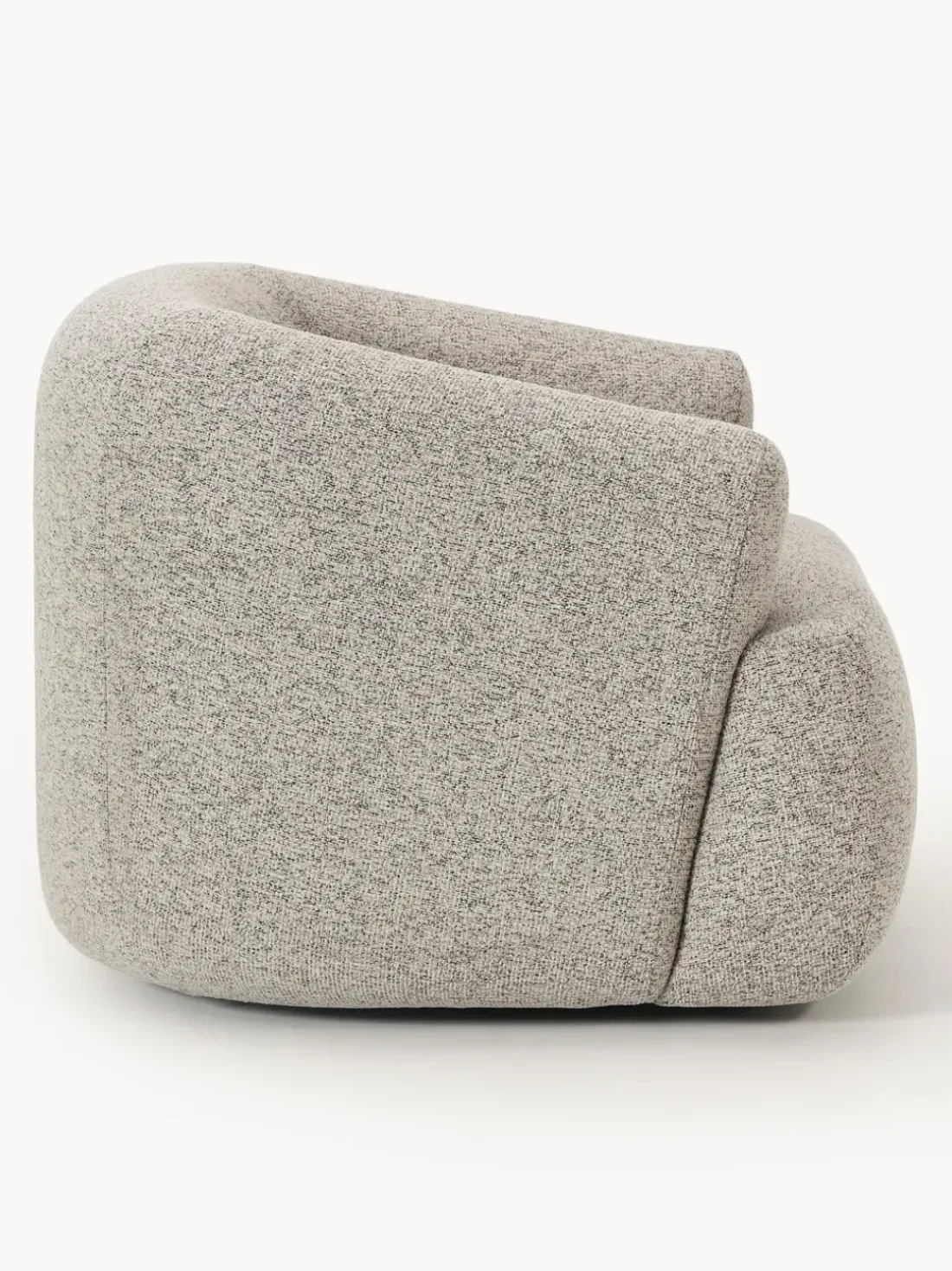 Sillón en tejido bouclé Sofia