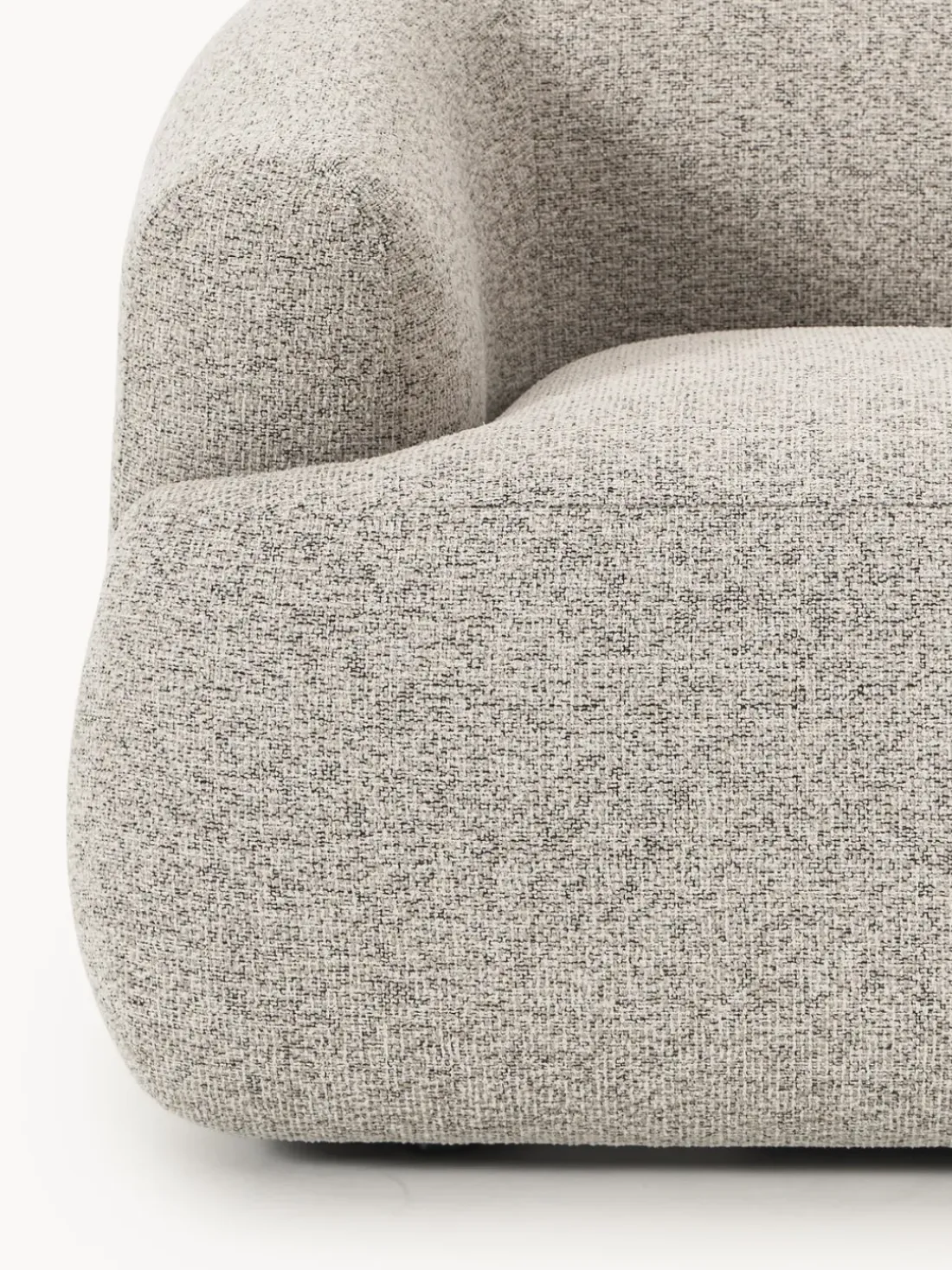 Sillón en tejido bouclé Sofia