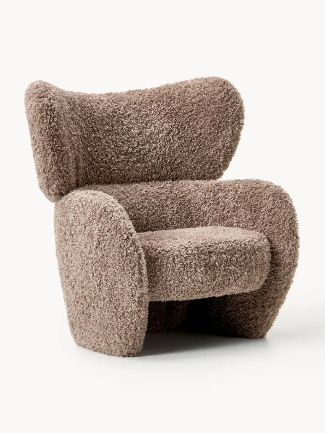 Sillón en tejido bouclé Teyvat