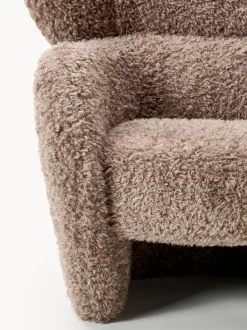 Sillón en tejido bouclé Teyvat