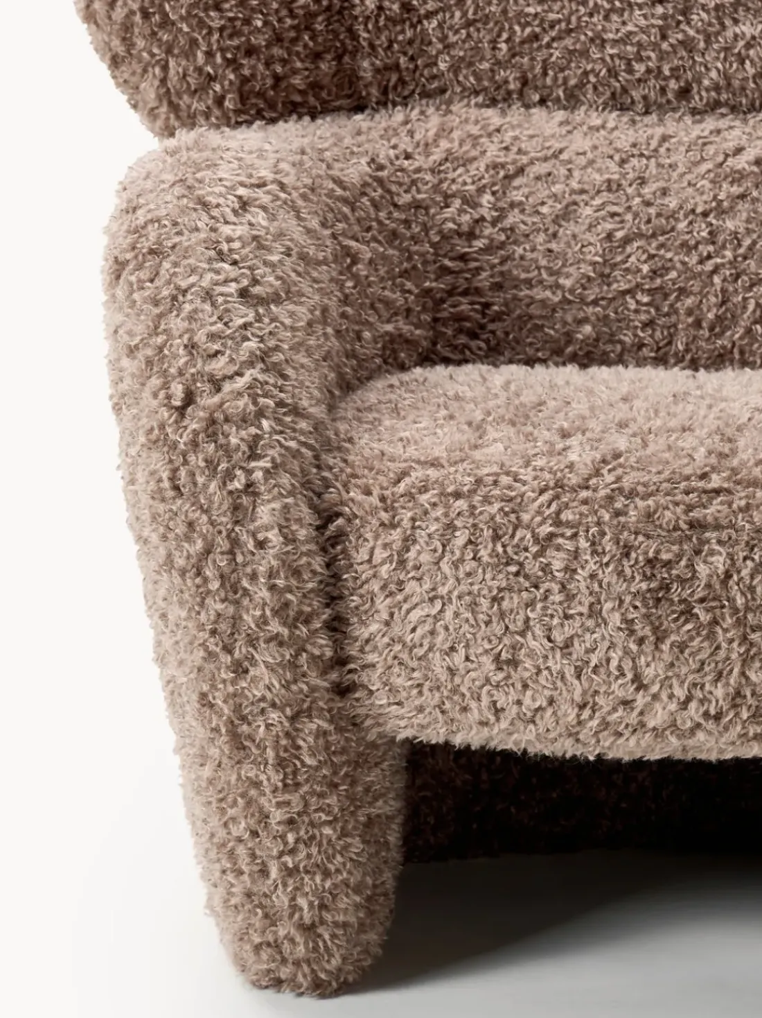 Sillón en tejido bouclé Teyvat