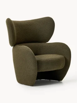 Sillón en tejido bouclé Teyvat