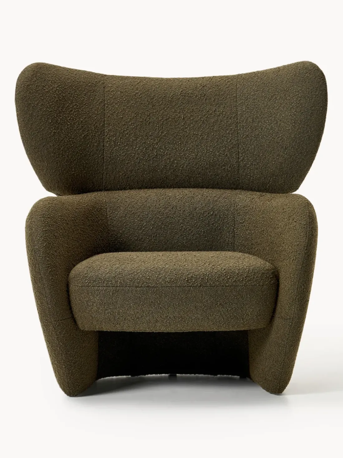 Sillón en tejido bouclé Teyvat