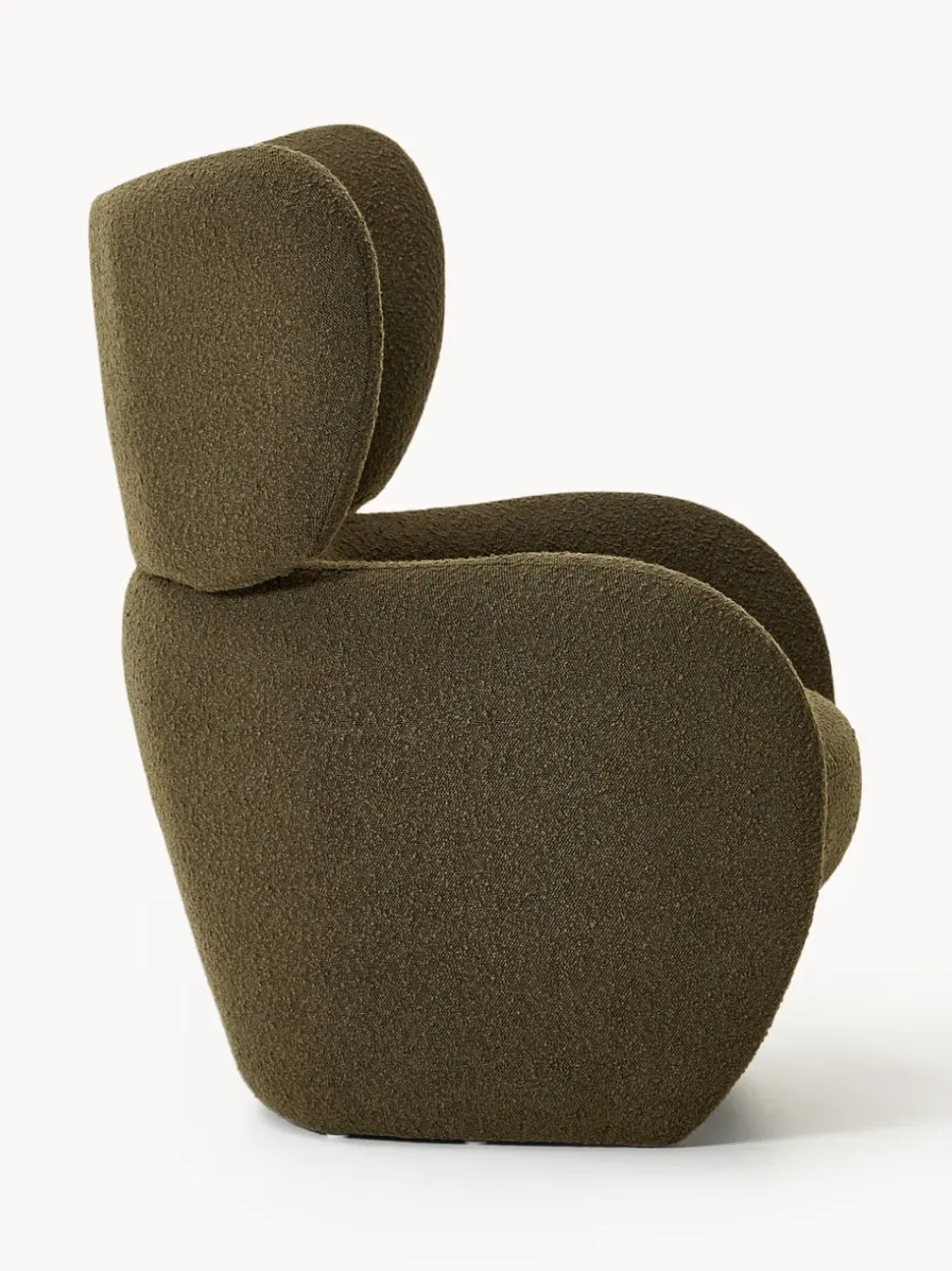 Sillón en tejido bouclé Teyvat